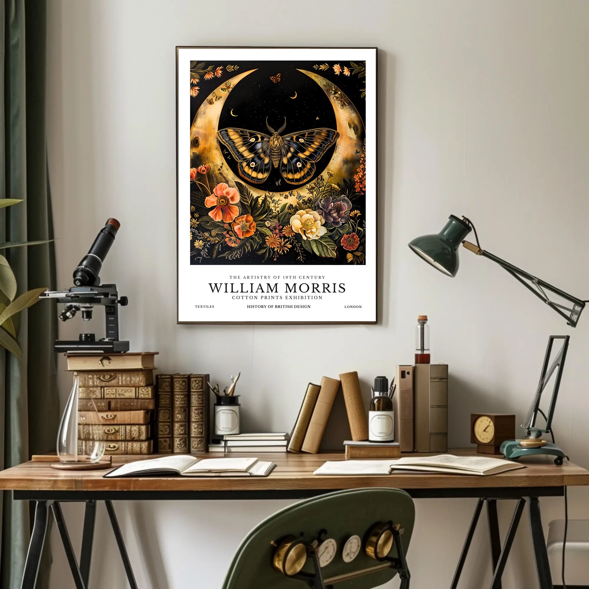 William Morris British Design Cotton Prints Cultural or Heritage Poster