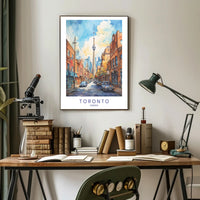 Toronto Cityscape Poster PosterGoat