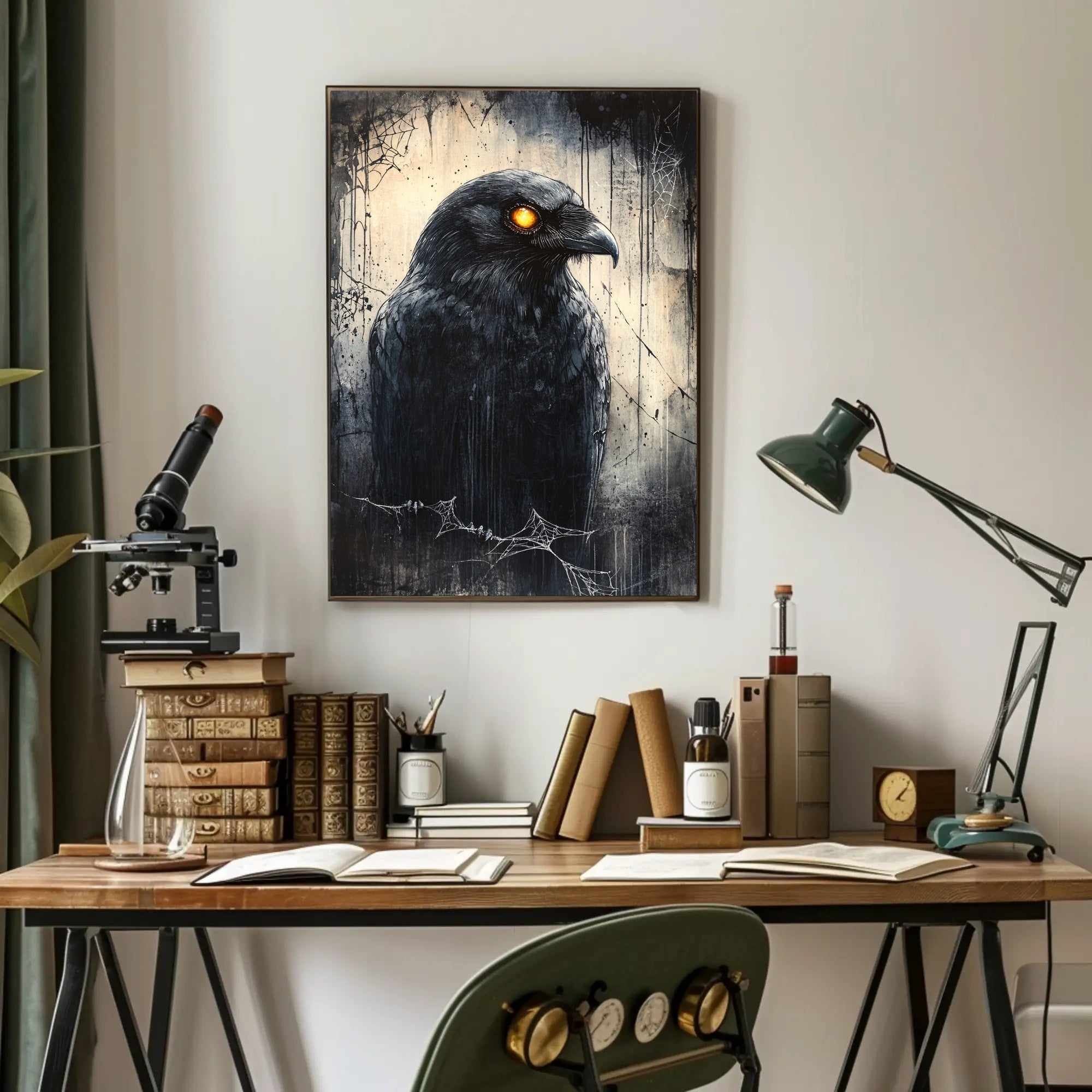 The Enigmatic Raven Poster