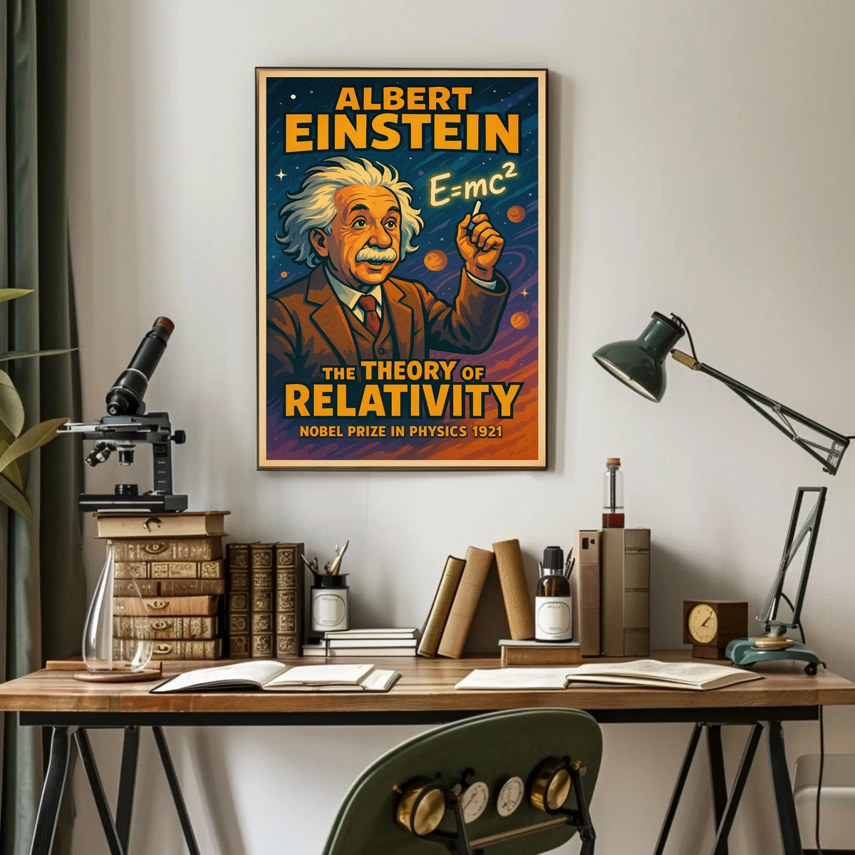 Albert Einstein The Theory Of Poster