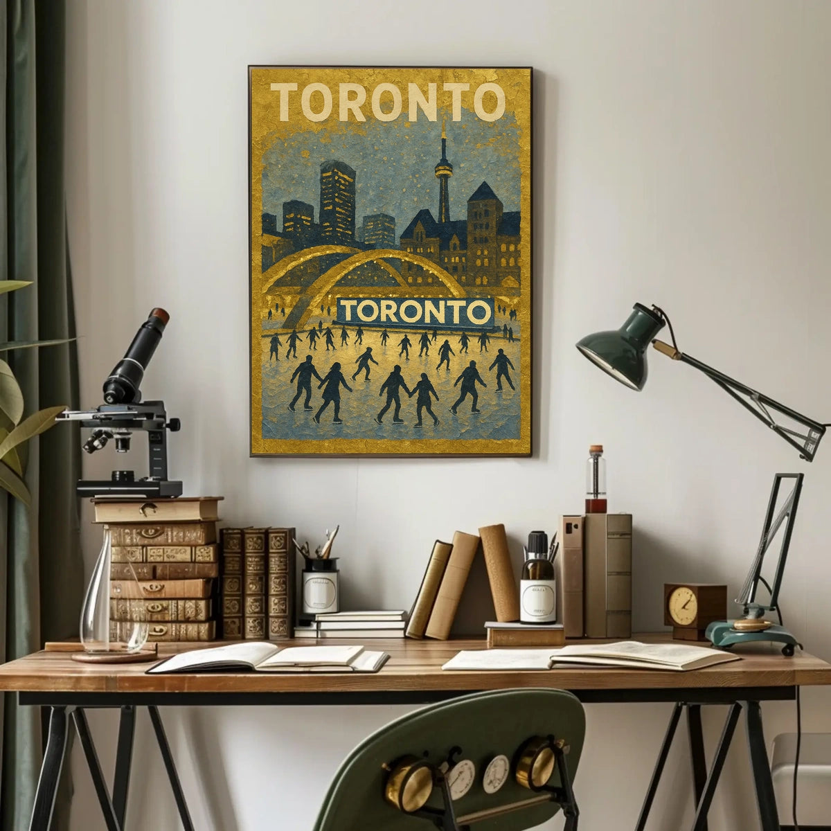 Toronto Winter Scene Poster