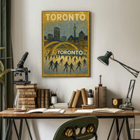 Toronto Winter Scene Poster