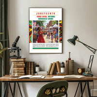 Juneteenth Celebration: Vibrant Heritage Festival Cultural or Heritage Poster