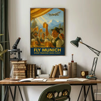 Fly Munich Where Tradition Takes Flight Poster