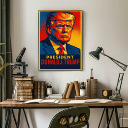 Donald J. Trump President Poster