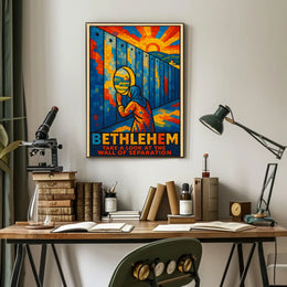 Bethlehem Wall Of Separation Poster
