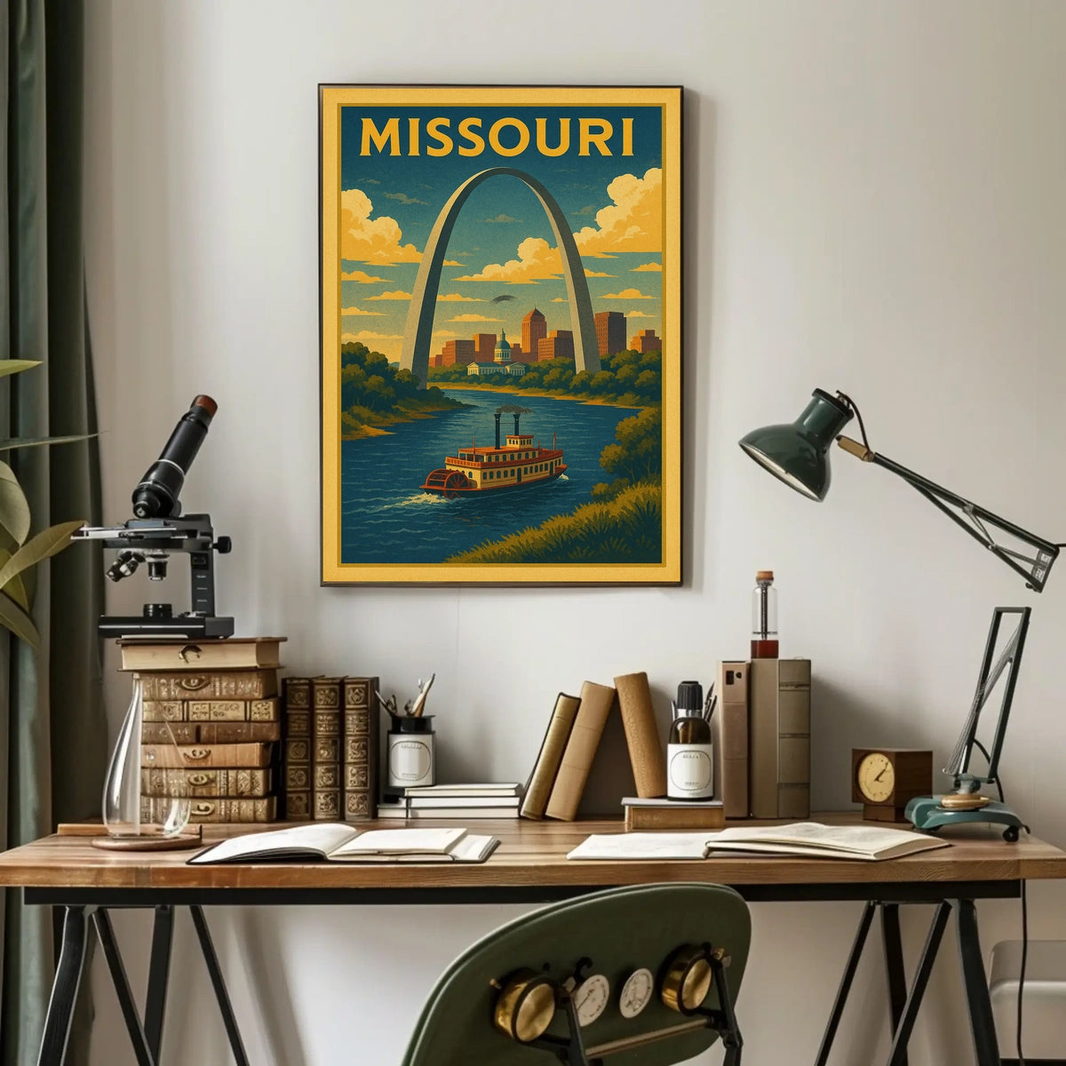 Missouri Riverfront Poster