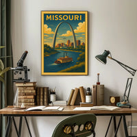 Missouri Riverfront Poster