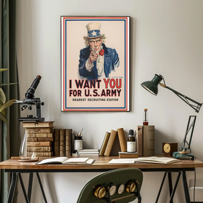 I Want YOU for U.S. Army – World War I Recruiting Poster