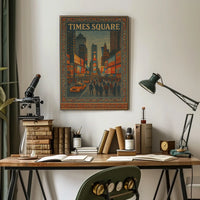 Times Square Tapestry Poster