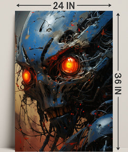 Cybernetic Visage Poster PosterGoat