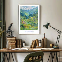 Scenic Terraces of the Philippines Poster PosterGoat