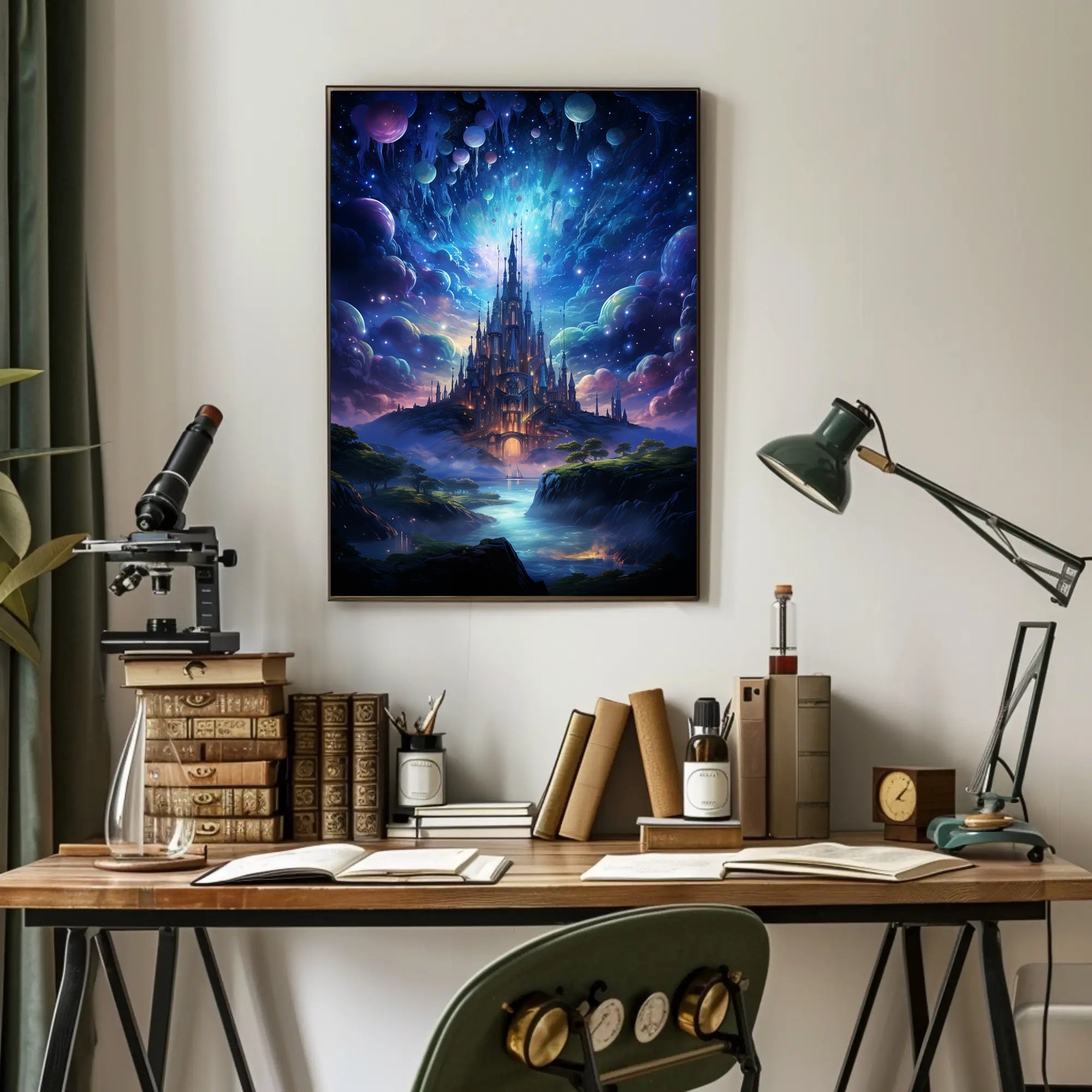 Enchanted Castle In The Cosmos Poster