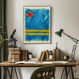 Abstract Flag Design Abstract Poster