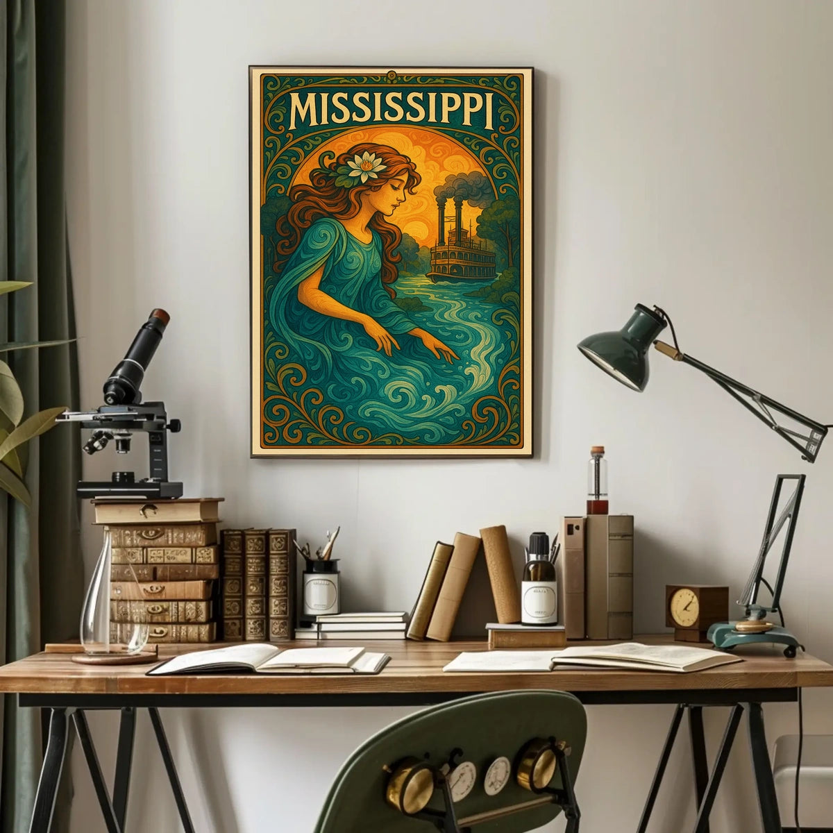 Mississippi River Spirit Poster