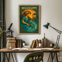 Mississippi River Spirit Poster