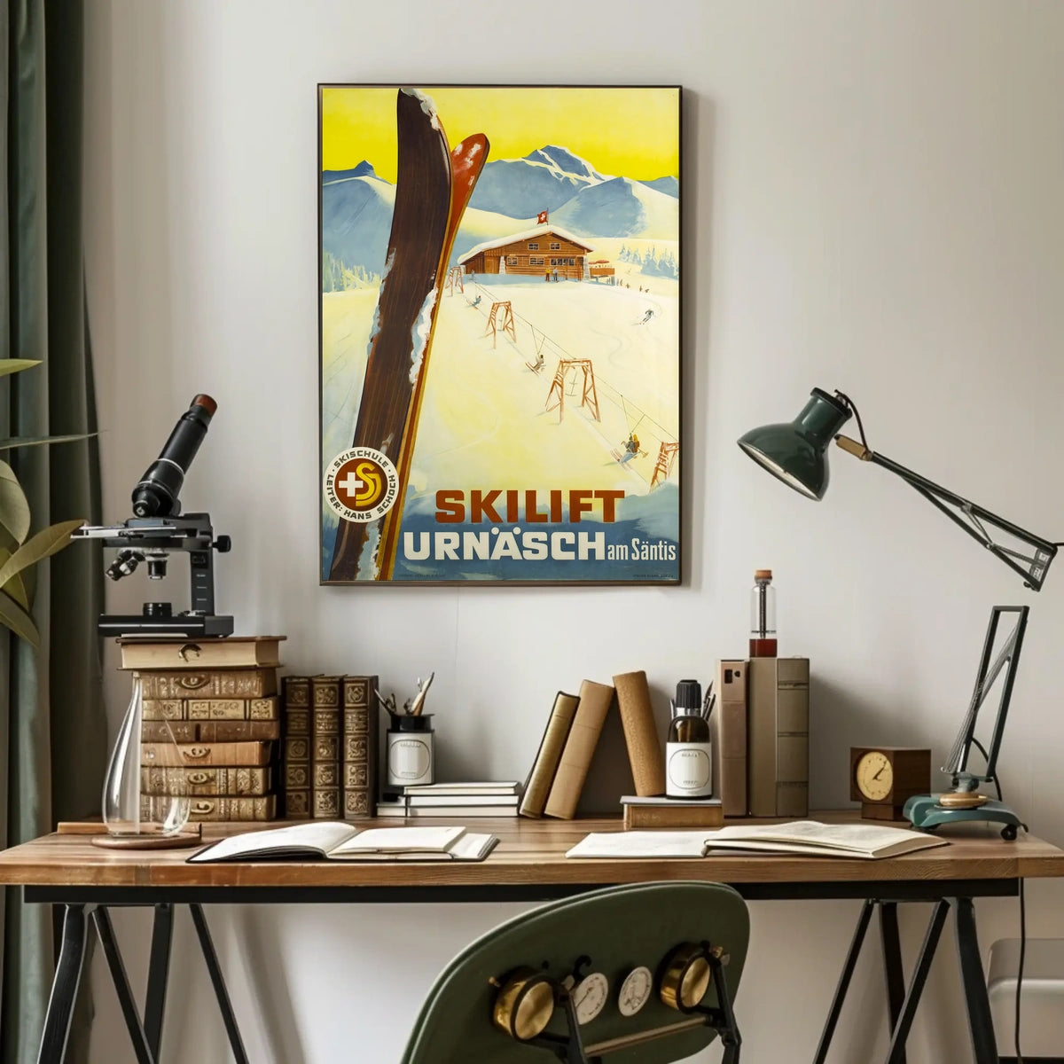 Skilift Urnäsch Am Säntis Poster