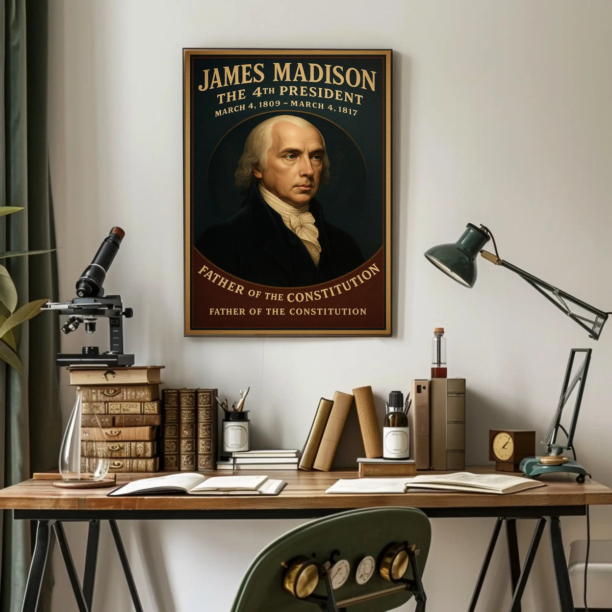 James Madison 4Th President Poster