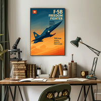 F-5B Freedom Fighter Poster PosterGoat