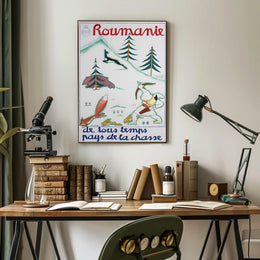 Vintage Hunting in Romania: Cultural or Heritage Poster PosterGoat