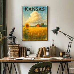 Kansas Landscape Poster