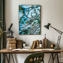 Serpentine Winter Road Poster