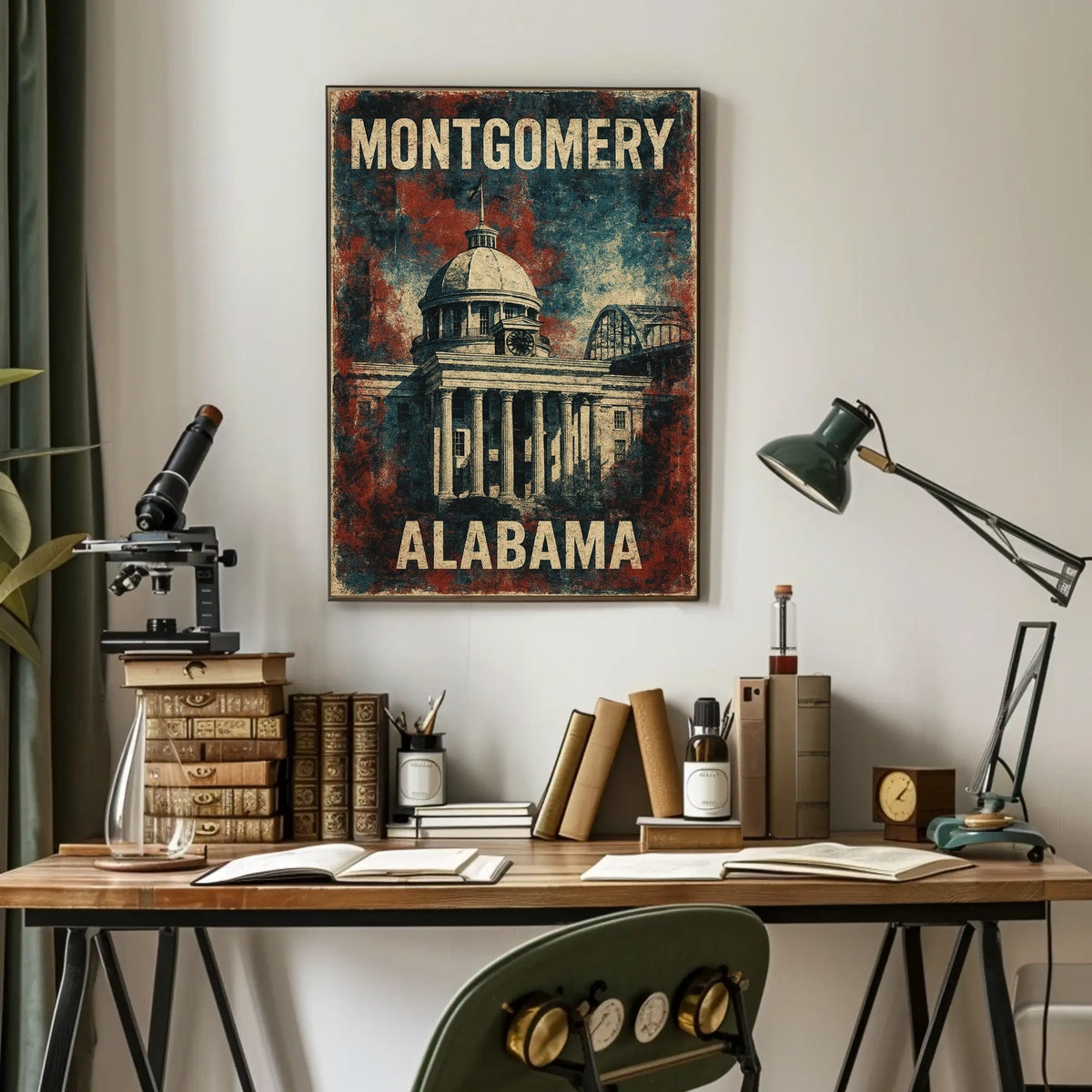 Montgomery, Alabama Poster