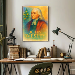 John Wesley Religious Portrait Poster - Historical or Presidential Poster