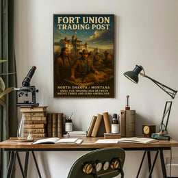 Fort Union Trading Post Poster