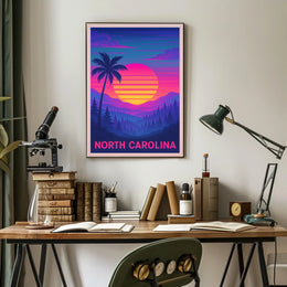 North Carolina Sunset Poster
