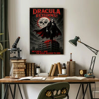 Dracula Gothic Horror Art Poster - Fantasy or Mythology Poster