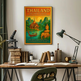 Thailand The Land of Smiles Poster