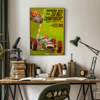 Inaugural 250 Mile Championship Race Poster