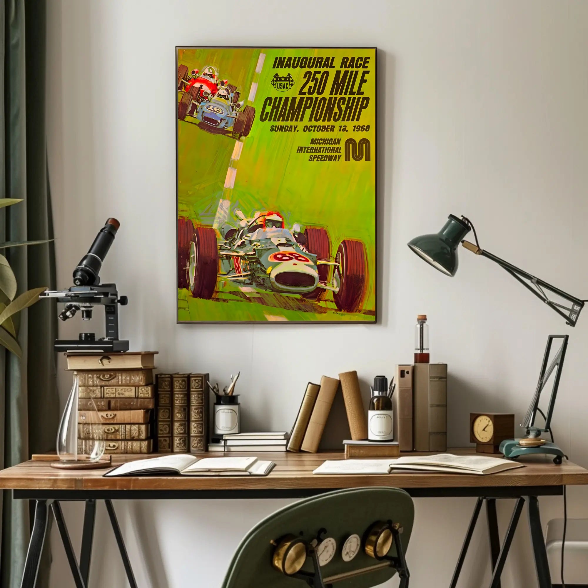 Inaugural 250 Mile Championship Race Poster