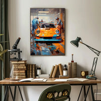 Racing Pit Stop Poster PosterGoat