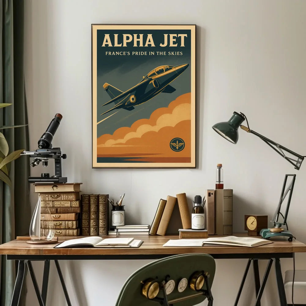 Alpha Jet Aviation Enthusiast Poster