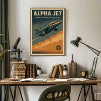 Alpha Jet Aviation Enthusiast Poster