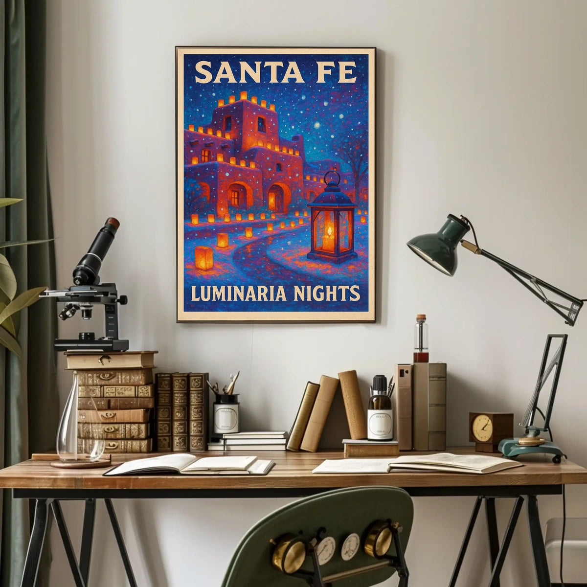 Santa Fe Luminaria Nights Poster