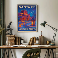 Santa Fe Luminaria Nights Poster