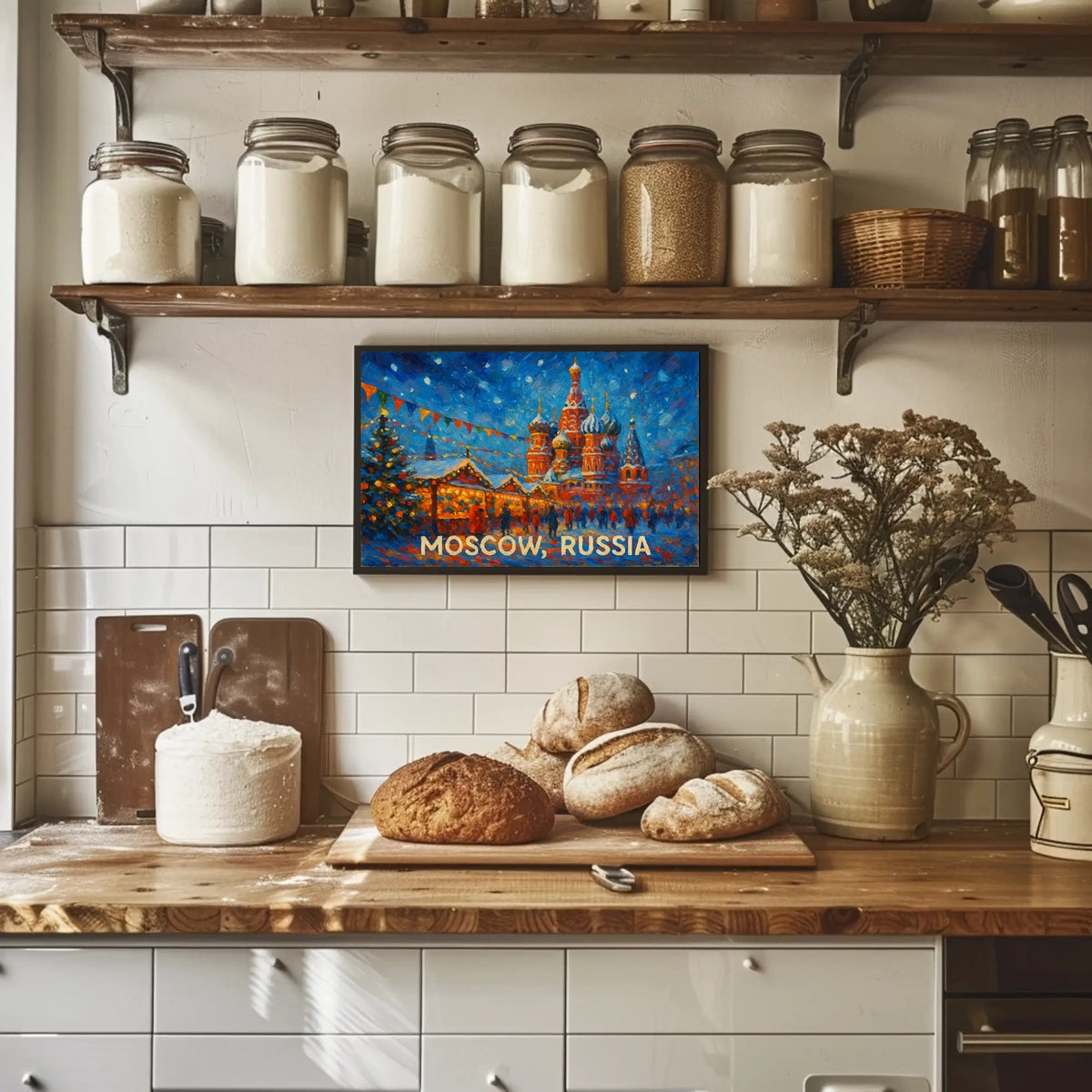 Moscow, Russia Winter Wonderland Poster