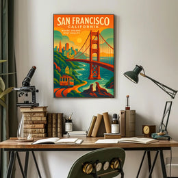 San Francisco Where Dreams Meet Poster