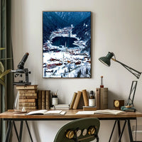 Winter Wonderland In The Mountains Poster