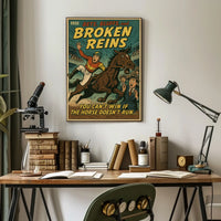 Bets, Bluffs, And Broken Reins Poster