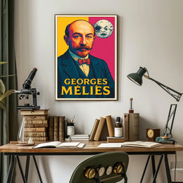 Georges Méliès Cinematic Pioneer Poster