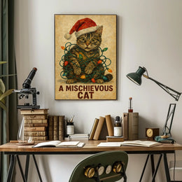 A Mischievous Cat Poster
