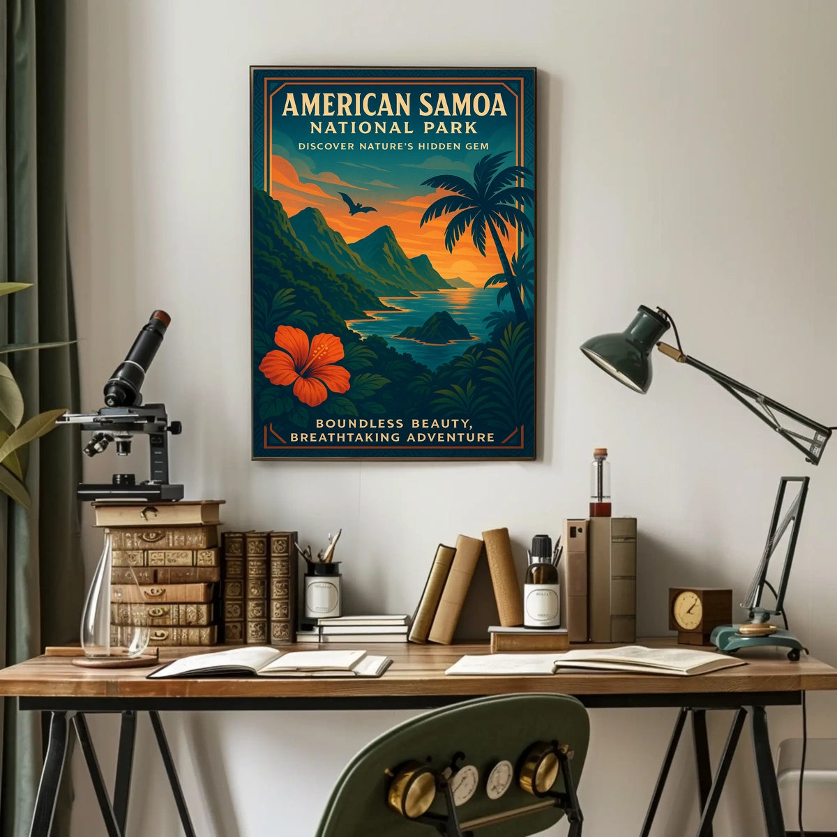 American Samoa: Hidden Gem National Park Poster