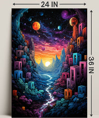 Cosmic Dreamscape Poster PosterGoat