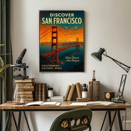 Discover San Francisco Poster