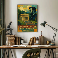 Abraham Lincoln Birthplace Poster