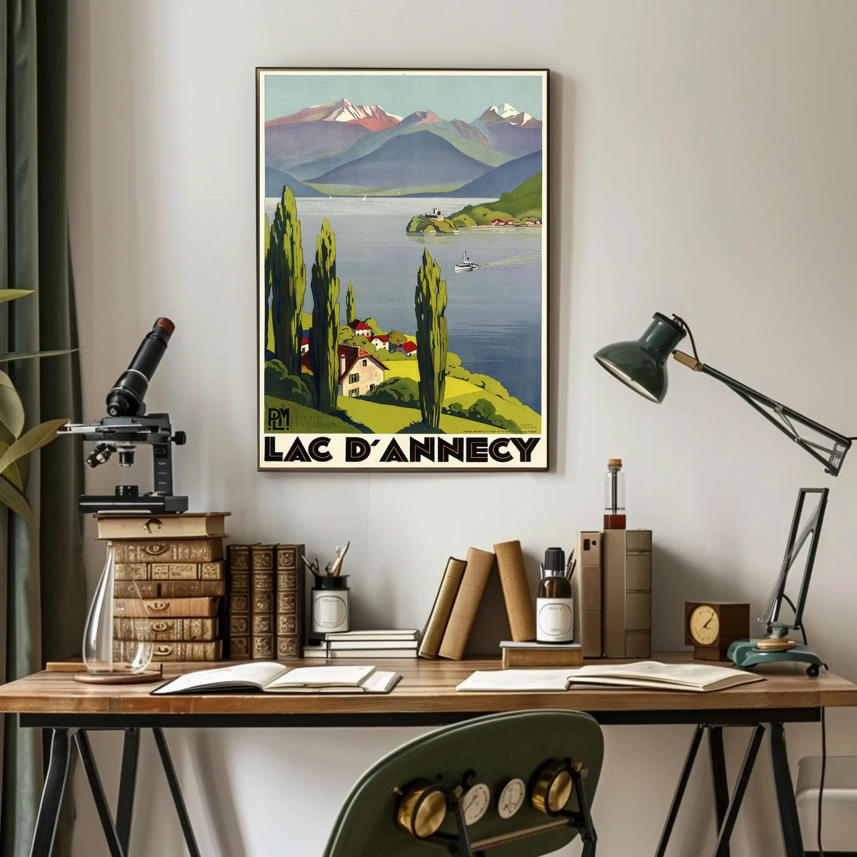 Lac DAnnecy Travel Poster